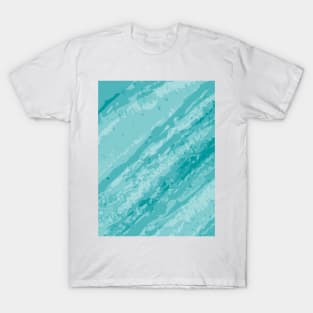 Abstract teal pastel pattern T-Shirt